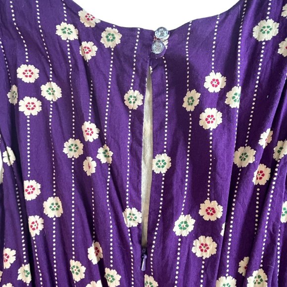 Emily and Fin  Purple retro fit and flare dress - Picture 3 of 9